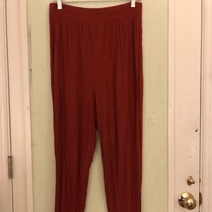 Red Comfortable Pants